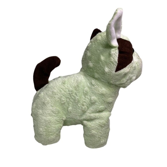 Tony Toy Brand Plush Green Spotted Brown Stuffed Animal 8" Tall - Picture 3 of 10